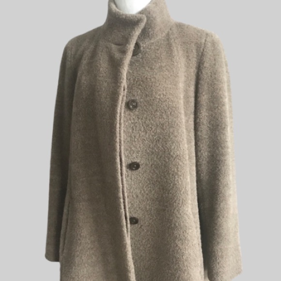 Cinzia Rocca Coat Virgin Wool and Alpaca blend Size 8 - Picture 4 of 14